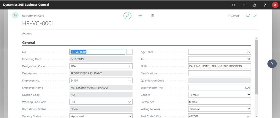 HRMS PAYROLL Add on Screen Images 01